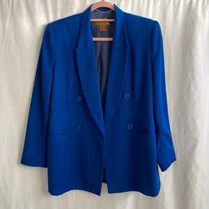 Fully Lined Blue Blazer